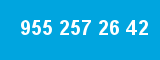 955 257 26 42